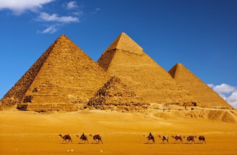 the pyramids of giza