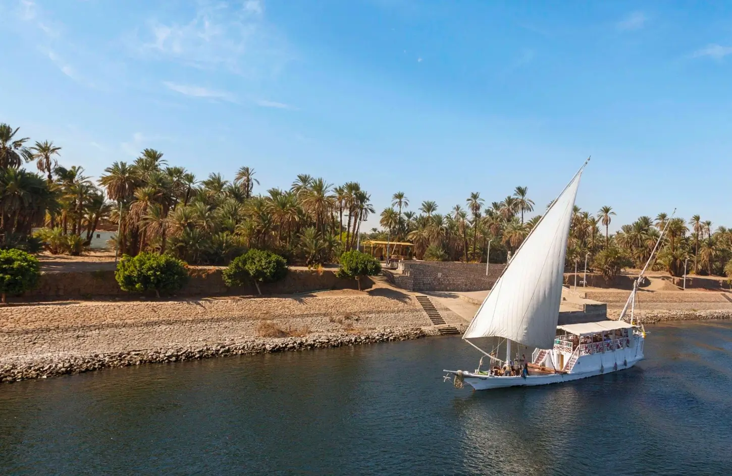 Felucca trip on the Nile in Aswan